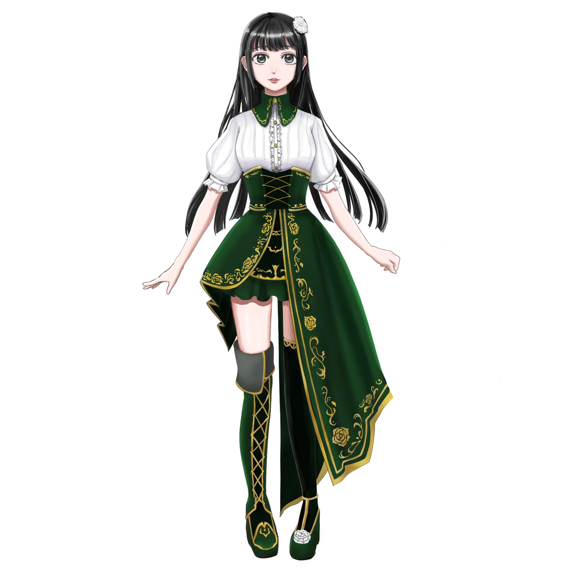 黒髪キャラ